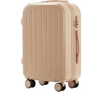 HJDQMDHA Silencieux Valise à Mot de Passe avec Roue Universelle TPE Absorbant Les Chocs, boîtier de Chariot de Voyage Portable, Stockage de Grande capacité, Bagage à Main Lisse