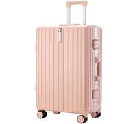 HJDQMDHA Silencieux Valise Bagage léger Cadre en aluminium Bagage 4 Roues universelles Bagage d'embarquement Dur valises à levier réglable Lisse