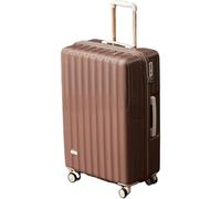 HJDQMDHA Silencieux Valise de Voyage Hardshell en PC, Mallette de Transport avec roulettes, Valise de Cabine légère à roulettes pour Avions, Bagages pour Femmes Lisse