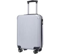 HJDQMDHA Silencieux Valise Rigide approuvée par Les compagnies aériennes, Bagage à Main de 20 Pouces, avec Rotor à 360 °, Doubles Roues, Valise de Voyage Portable Lisse