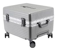 HJDQMDHA Silencieux Valise Rigide avec Cadre en Aluminium, Chariot à roulettes, Bagage à Main de 18/20 Pouces pour Cabine avec Roues pivotantes à 360 ° Lisse