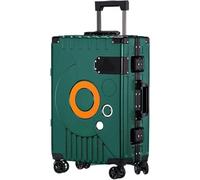 HJDQMDHA Silencieux Valise Rigide PC avec Cadre en Aluminium, Valise à Main avec roulettes et Serrure TSA, boîtier de Chariot de Voyage Portable Lisse
