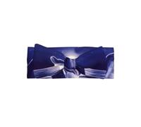 HJFCZH Bandeau à nœud pour bébé avec imprimé dauphin à paillettes - Accessoire de cheveux doux et extensible pour séance photo et cadeaux de fête prénatale - Couche en tricot doux pour les nourrissons