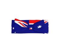 HJFCZH Bandeau avec nœud pour bébé imprimé drapeau australien - Mélange de nylon doux et doux pour la peau pour séances photo de nouveau-né et cadeaux de fête prénatale