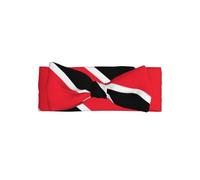 HJFCZH Bandeau avec nœud pour bébé imprimé drapeau de Trinité-et-Tobago - Mélange de nylon doux et doux pour la peau pour séances photo de nouveau-né et cadeaux de fête prénatale