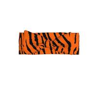 HJFCZH Bandeau avec nœud pour bébé imprimé léopard tigre orange - Mélange de nylon doux pour la peau pour séances photo de nouveau-né et cadeaux de fête prénatale
