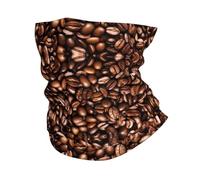 HJFCZH Bandeau de sport multifonction avec imprimés de grains de café torréfiés amusants - Couvre-lit athlétique sans couture pour la course, la randonnée, le vélo et les aventures en plein air - Doux