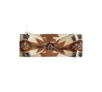 HJFCZH Bandeau pour bébé avec nœud imprimé amérindien, doux et extensible - Accessoire pour cheveux de nouveau-né pour séances photo et cadeaux de fête prénatale - Couche en tricot doux pour les