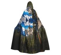 HJFCZH Belle cape à capuche Yosemite National Park imprimée Halloween adulte pour diverses fêtes et carnaval