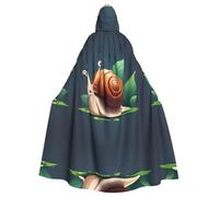 HJFCZH Cape à capuche pour adulte avec imprimé escargot mignon