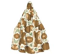 HJFCZH Cape à capuche pour adulte en forme de castor pour Halloween assurant un entretien facile et une utilisation durable