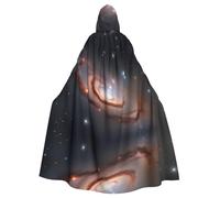 HJFCZH Cape à capuche pour adulte Motif constellation des amas d'étoiles et galaxies pour Halloween assurant un entretien facile et une utilisation durable