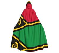 HJFCZH Cape à capuche pour adulte Motif drapeau du Vanuatu pour Halloween assurant un entretien facile et une utilisation durable