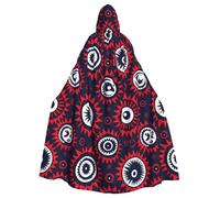 HJFCZH Cape à capuche pour adulte Motif mauvais yeux pour Halloween assurant un entretien facile et une utilisation durable