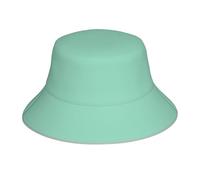 HJFCZH Chapeau bob réfléchissant imprimé turquoise pour homme et femme pour voyage, camping, activités de plein air