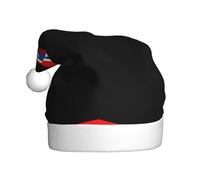 HJFCZH Chapeau de doctorat et chapeau de Noël imprimé drapeau national pour adulte, ce qui en fait un cadeau amusant et durable pour homme et femme
