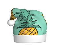 HJFCZH Chapeau de Noël imprimé ananas pour adulte, ce qui en fait un cadeau amusant et durable pour homme et femme