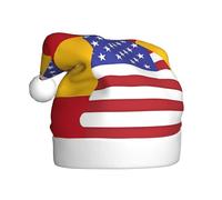 HJFCZH Chapeau de Noël imprimé drapeau espagnol américain pour adulte pour Noël, Halloween, Nouvel An, soldes, promotions