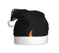 HJFCZH Chapeau de Noël imprimé feu brûlant pour adulte, ce qui en fait un cadeau amusant et durable pour homme et femme