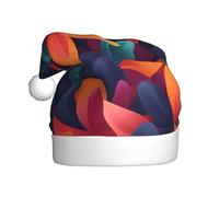 HJFCZH Chapeau de Noël imprimé pétales tombés pour adulte pour Noël, Halloween, Nouvel An, soldes, promotions