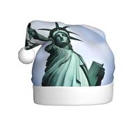 HJFCZH Chapeau de Noël imprimé Statue de la Liberté à New York pour adulte Accessoire festif de qualité fabriqué doux et léger
