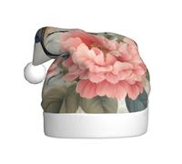 HJFCZH Chapeau de Noël romantique avec imprimé floral et papillon pour adulte, ce qui en fait un cadeau amusant et durable pour homme et femme