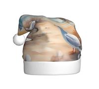 HJFCZH De nombreux chapeaux de Noël mignons imprimés mouettes pour adultes, ce qui en fait un cadeau amusant et durable pour homme et femme