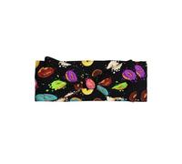 HJFCZH Donut Prints Bandeau avec nœud pour bébé - Mélange de nylon doux et doux pour la peau pour séances photo de nouveau-né et cadeaux de fête prénatale