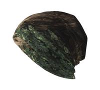 HJFCZH Fawn Beneath The Cedar Picture Bonnet en tricot pour adulte - Bonnet extensible doux et confortable pour homme et femme - Noir