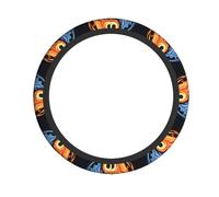 HJFCZH Fire Water Tai Chi Prints Couche de roue conçue en néoprène de qualité pour une durabilité et une protection maximales