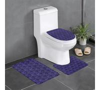 HJFCZH Ghost Swarm Prints Lot de 3 tapis de bain en microfibre pour une absorption supérieure et une sécurité antidérapante 61 x 40,6 cm