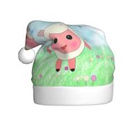 HJFCZH Joli chapeau de Noël imprimé agneau pour adulte, ce qui en fait un cadeau amusant et durable pour homme et femme
