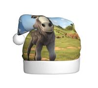 HJFCZH Joli chapeau de Noël imprimé âne pour adulte, ce qui en fait un cadeau amusant et durable pour homme et femme