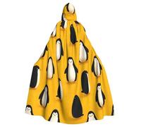 HJFCZH Jolie cape à capuche pour adulte avec imprimé pingouin