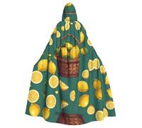 HJFCZH La cape à capuche One Basket Lemons pour adulte est une cape super grande, confortable et durable