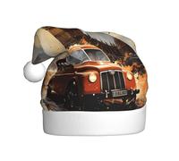 HJFCZH London Color Taxi Prints Chapeau de Noël pour adulte pour Noël, Halloween, Nouvel An, soldes, promotions