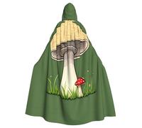 HJFCZH Longue cape à capuche pour adulte Motif champignon à la recherche d'une maman Convient pour homme et femme