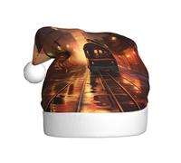 HJFCZH Philadelphie, Pennsylvanie Imprime Chapeau de Noël pour Adulte pour Noël, Halloween, Nouvel An, soldes, promotions