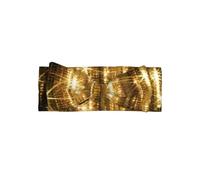 HJFCZH Serre-tête avec nœud à paillettes dorées pour bébé - Mélange de nylon doux et doux pour la peau pour séances photo de nouveau-né et cadeaux de fête prénatale