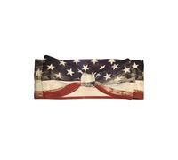 HJFCZH Serre-tête vintage avec nœud pour bébé Motif drapeau américain - Adorable accessoire de nouveau-né pour une séance photo et une fête prénatale