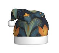 HJFCZH Spirit of the Lotus Prints Chapeau de Noël pour adulte pour Noël, Halloween, Nouvel An, soldes, promotions