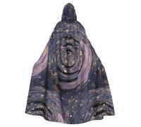 HJFCZH Stardust Wave Moment Picture Cape à capuche pour adulte Super Large
