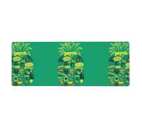 HJFCZH Tapis de souris imprimé avec citation ananas psychique 30,5 x 80 cm