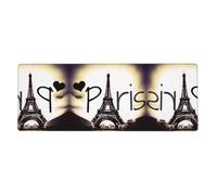 HJFCZH Tapis de souris Tour Eiffel Love Paris 30,5 x 80 cm
