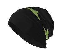 HJFCZH The Fox and The Duckling Picture Bonnet tricoté élastique chaud pour homme et femme Noir