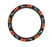 HJFCZH Yin Yang Fire Water Prints Thoughtful Car Accessory Gift - Quality Wheel Layer for the Driver You Love