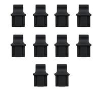 HJGarden Lot de 10 capuchons anti-poussière RJ45 femelle en silicone noir