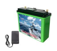 HJGHY 12.8v,30Ah, Batterie Lithium-ION Portable LiFePO4 12,8 V, 20 Ah, 30 Ah, 12 V, Lithium-Fer-Phosphate, pour Usage Domestique, en Cas de Panne de Courant ou de Camping