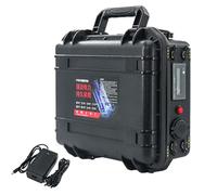 HJGHY 12v,120Ah, Batterie 12 V pour propulseur de Bateau extérieur, 20 Ah, 60 Ah, 80 Ah, 100 Ah, 150 Ah, 200 Ah, avec Chargeur pour sondeur, éclairage LED et Haut-Parleur.