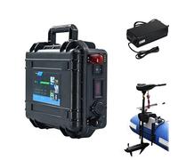 HJGHY 12v,60Ah, Batterie Lithium-ION 12 V, 24 V, 48 V, 60 Ah, 80 Ah, 100 Ah, 120 Ah, 150 Ah, 200 Ah pour propulseur de Bateau électrique, pour Bateau de pêche, 12 V